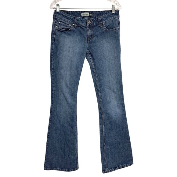 Anchor Blue Womens Bootcut Jeans Size 7 L Cotton Blend Low Rise Y2K - Picture 6 of 10